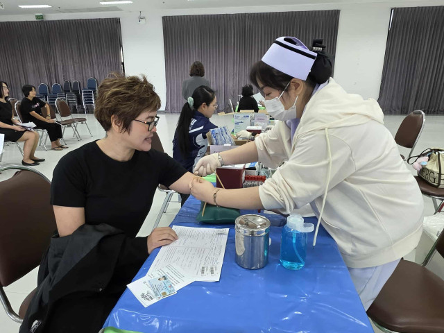 กองบริหารงานบุคคล มร.ชม. จัดกิจกรรมการตรวจคัดกรองสุขภาพตามเกณฑ์สำนักงานหลักประกันสุขภาพแห่งชาติ (สปสช.)