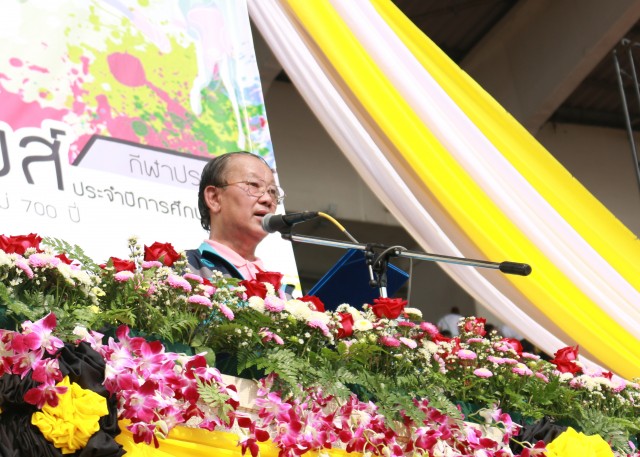 มร.ชม. จัดการแข่งขันกีฬาประเพณีลูกพระพิฆเนศวรเกมส์ประจำปีการศึกษา 2558