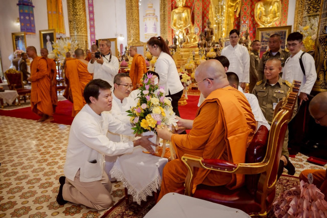 ผู้บริหาร ม.ราชภัฏเชียงใหม่ ร่วมพิธีต้อนรับพระบัญชาสมเด็จพระสังฆราช  แต่งตั้ง พระราชวชิรสิทธิ ดำรงตำแหน่งเจ้าคณะจังหวัดเชียงใหม่–ลำพูน–แม่ฮ่องสอน (ธรรมยุต)