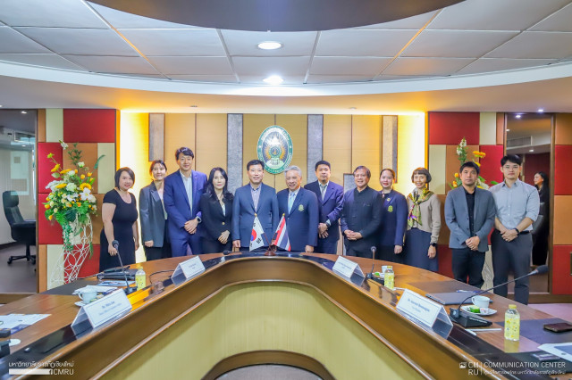 มหาวิทยาลัยราชภัฏเชียงใหม่ ลงนามบันทึกข้อตกลงความร่วมมือทางวิชาการร่วมกับ Dong-A University, Republic of Korea