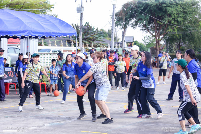 มหาวิทยาลัยราชภัฏเชียงใหม่ กระชับความสัมพันธ์ชุมชน ร่วมการแข่งขันกีฬาภายในตำบลขี้เหล็กต้านยาเสพติด ประจำปีงบประมาณ 2567