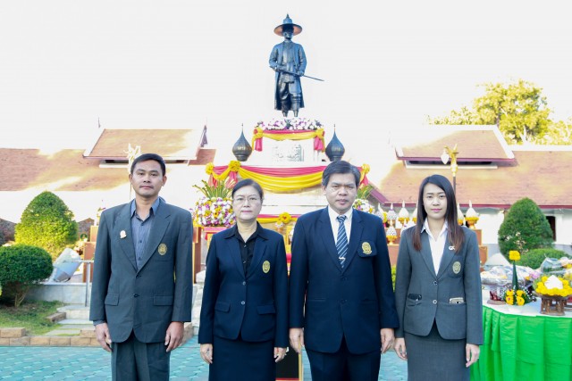 ผู้บริหาร มร.ชม. ร่วมพิธีเทิดพระเกียรติพระเจ้ากาวิละ ปฐมกษัตริย์เชียงใหม่ ประจำปี 2560