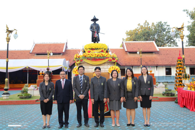 คณะผู้บริหาร บุคลากร มร.ชม. ร่วมพิธีเทิดพระเกียรติพระเจ้ากาวิละ ประจำปีพุทธศักราช 2567