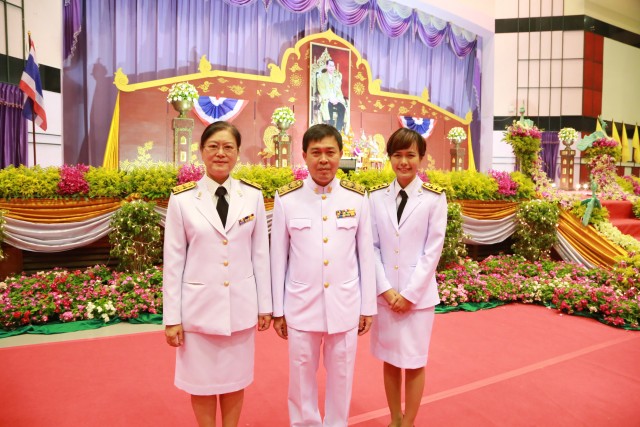 ผู้บริหารและคณาจารย์ มร.ชม. เข้าร่วมพิธีวันฉัตรมงคล