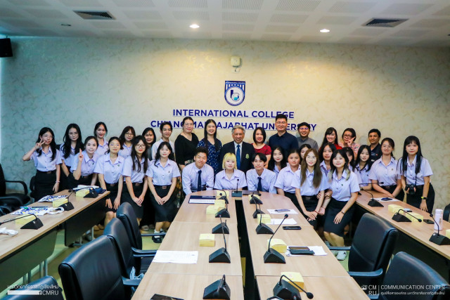 ม.ราชภัฏเชียงใหม่ จัดกิจกรรมปฐมนิเทศนักศึกษาโครงการแลกเปลี่ยน ประจำปีการศึกษา 2568