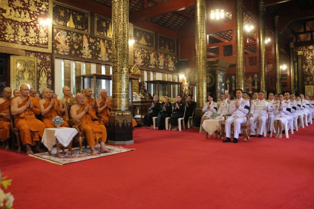 ผู้บริหารมหาวิทยาลัยราชภัฏเชียงใหม่ ร่วมพิธีบำเพ็ญกุศลปัณรสมวาร (15 วัน)  ถวายพระราชกุศลแด่สมเด็จพระนางเจ้าสิริกิติ์ พระบรมราชินีนาถ พระบรมราชชนนีพันปีหลวง