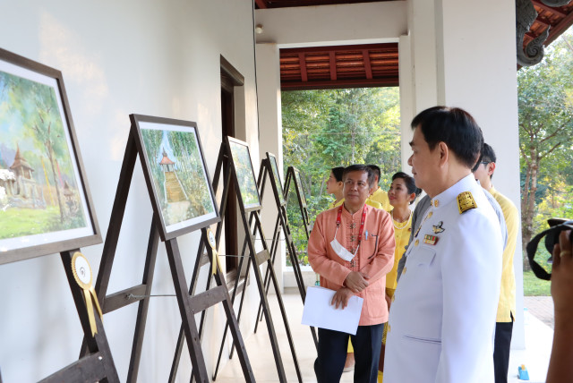 มร.ชม. ร่วมกับ กองทุนพระเจ้าวรวงศ์เธอพระองค์เจ้าสิริภาจุฑาภรณ์ วัดธาราทิพย์ชัยประดิษฐ์  และมหาวิทยาลัยเครือข่าย  จัดโครงการประกวดวาดภาพ 