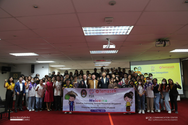 มร.ชม. ปฐมนิเทศและต้อนรับนักศึกษาโครงการ “Passage to ASEAN: P2A” จากประเทศสิงคโปร์ ในโอกาสเดินทางมาแลกเปลี่ยนเรียนรู้ด้านภาษาและวัฒนธรรม