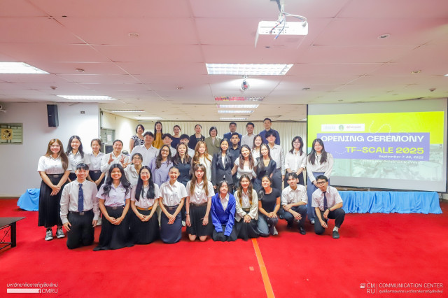 มหาวิทยาลัยราชภัฏเชียงใหม่ ต้อนรับนักศึกษาโครงการแลกเปลี่ยน TF-SCALE Program 2025 จาก Temasek Polytechnic ประเทศสิงคโปร์
