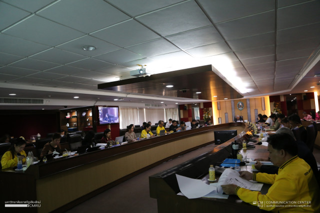 ม.ราชภัฏเชียงใหม่ ประชุมคณะกรรมการดำเนินงานพิธีพระราชทานปริญญาบัตร  แก่ผู้สำเร็จการศึกษาจากมหาวิทยาลัยราชภัฏในเขตภาคเหนือตอนบบน  ประจำปีการศึกษา 2566 ครั้งที่ 3/2568