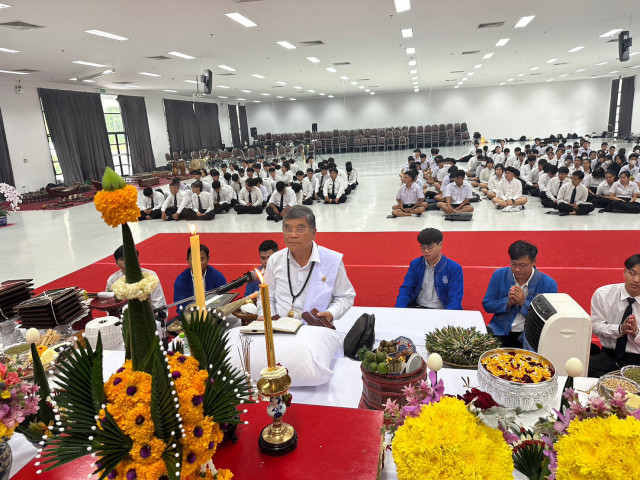 หลักสูตรครุศาสตรบัณฑิต สาขาวิชาดนตรีศึกษา ม.ราชภัฏเชียงใหม่  จัดพิธีไหว้ครูดนตรี ประจำปี 2566