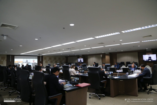 สภามหาวิทยาลัยฯ จัดการประชุมสภามหาวิทยาลัยราชภัฏเชียงใหม่ ครั้งที่ 1/2568
