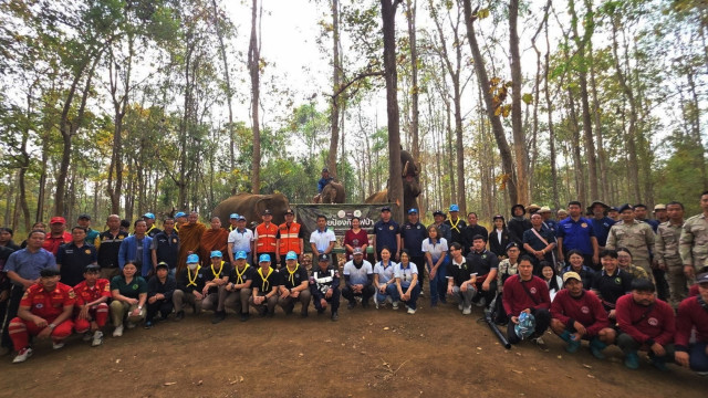 มร.ชม. ร่วมโครงการ “ชาวช้างช่วยดับไฟป่า ปีที่ 2” สร้างแนวกันไฟ อนุรักษ์ผืนป่าแม่แตง