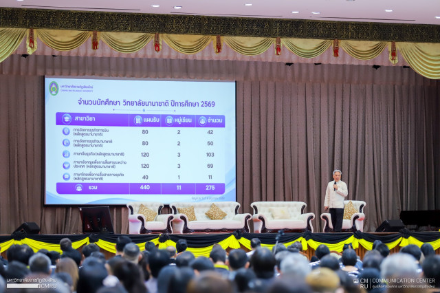 มหาวิทยาลัยราชภัฏเชียงใหม่ จัดการประชุมบุคลากรสายวิชาการและสายสนับสนุน ประจำปีการศึกษา 2569