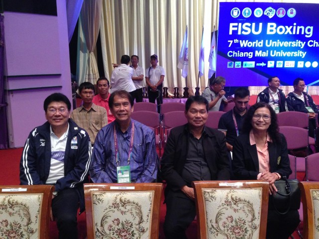 ผู้บริหาร มร.ชม. ร่วมพิธีเปิด - ปิด 7th World University Boxing Championship 2016