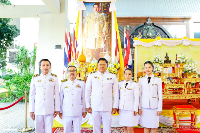 มหาวิทยาลัยราชภัฏเชียงใหม่ ร่วมพิธีทำบุญตักบาตรและพิธีสวดพระพุทธมนต์ถวายพระราชกุศลเนื่องในวันคล้ายวันสวรรคตพระบาทสมเด็จพระบรมชนกาธิเบศร มหาภูมิพลอดุลยเดชมหาราช บรมนาถบพิตร 13 ตุลาคม 2565