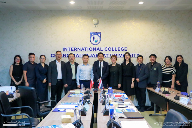 ม.ราชภัฏเชียงใหม่ ต้อนรับคณะผู้บริหารและคณาจารย์จาก Guangxi Logistics Vocational and Technical College สาธารณรัฐประชาชนจีน