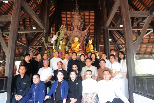 คณะกรรมการส่งเสริมกิจการ มร.ชม. พร้อมคณะผู้บริหารร่วมทำบุญทอดผ้าป่า  ยอดรวมกว่า 7 แสน จัดหาทุนการศึกษาช่วยเหลือนักศึกษาขาดแคลนทุนทรัพย์