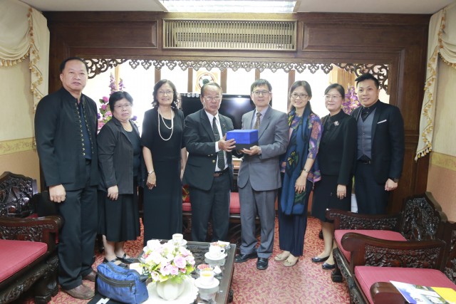 ผู้บริหาร มร.ชม. ให้การต้อนรับ Dr.Ping-Chang lin อธิการบดีพร้อมด้วยคณะผู้บริหารจากมหาวิทยาลัย Tainan University of Technology (TUTech) ในโอกาสเดินทางมาเยือน มหาวิทยาลัยราชภัฏเชียงใหม่