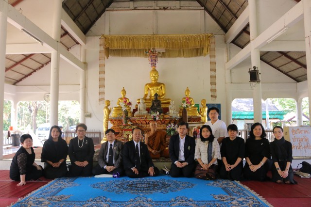คณะผู้บริหาร มร.ชม. ร่วมแสดงมุฑิตาสักการะและขอพรปีใหม่พระสงฆ์ทรงสมณศักดิ์