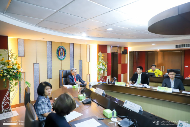 มหาวิทยาลัยราชภัฏเชียงใหม่ ต้อนรับคณะกรรมการประเมินคุณภาพการศึกษาภานในระดับสถาบัน ของมหาวิทยาลัยราชภัฏเชียงใหม่