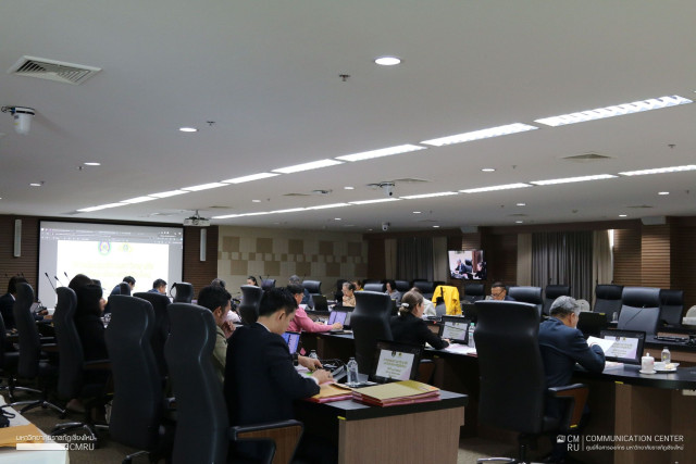 สภามหาวิทยาลัยฯ จัดการประชุมสภามหาวิทยาลัยราชภัฏเชียงใหม่ ครั้งที่ 10/2567