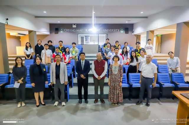 มหาวิทยาลัยราชภัฏเชียงใหม่ ร่วมกับสถานกงสุลอินเดียประจำจังหวัดเชียงใหม่ จัดกิจกรรมการฉายภาพยนตร์อินเดีย