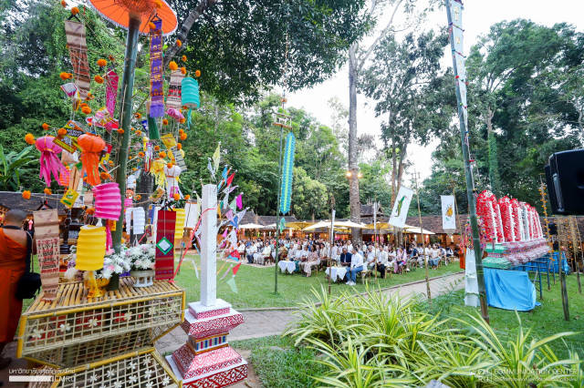 มหาวิทยาลัยราชภัฏเชียงใหม่ ร่วมพิธีทอดผ้ากฐินสามัคคีวัดผาลาด ประจำปี 2567