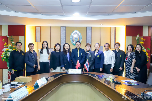 มหาวิทยาลัยราชภัฏเชียงใหม่ ต้อนรับคณะผู้บริหาร จาก Dalian University of technology (DUT) สาธารณรัฐประชาชนจีน