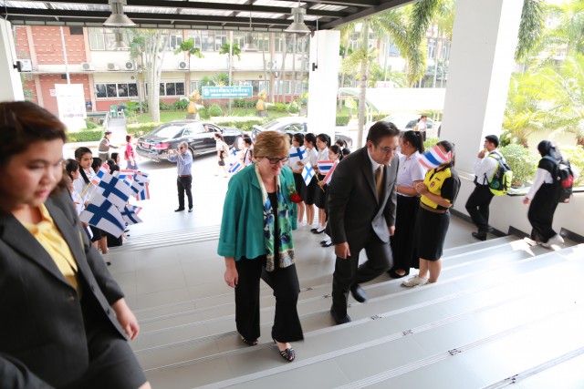 เอกอัครราชทูตฟินแลนด์ประจำประเทศไทย ให้เกียรติเดินทางมาเป็นวิทยากรในการบรรยายเรื่อง “การศึกษาในประเทศฟินแลนด์”