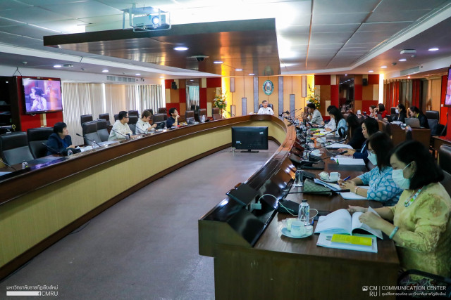 การประชุมคณะกรรมการขับเคลื่อนเป้าหมายการพัฒนาที่ยั่งยืนของมหาวิทยาลัยราชภัฏเชียงใหม่ ครั้งที่ 1/2566