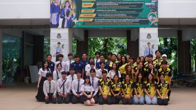 สโมสรนักศึกษาคณะเทคโนโลยีการเกษตร มร.ชม.  แลกเปลี่ยนเรียนรู้งานการบริหารจัดการ ร่วมกับ คณะเทคโนโลยีการเกษตรและอาหาร มร.พส.