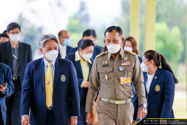 องคมนตรี ลงพื้นที่ตรวจเยี่ยมการดำเนินงานของมหาวิทยาลัยราชภัฏเชียงใหม่