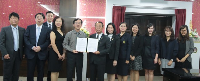 คณะผู้บริหาร มร.ชม. ร่วมต้อนรับ National Chin-Yi University of Technology