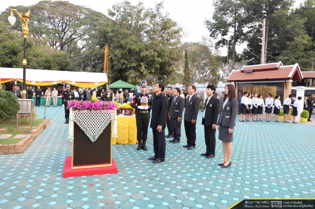 ผู้บริหาร มร.ชม. ร่วมพิธีเทิดพระเกียรติพระเจ้ากาวิละ ปฐมกษัตริย์เชียงใหม่ ประจำปี 2561