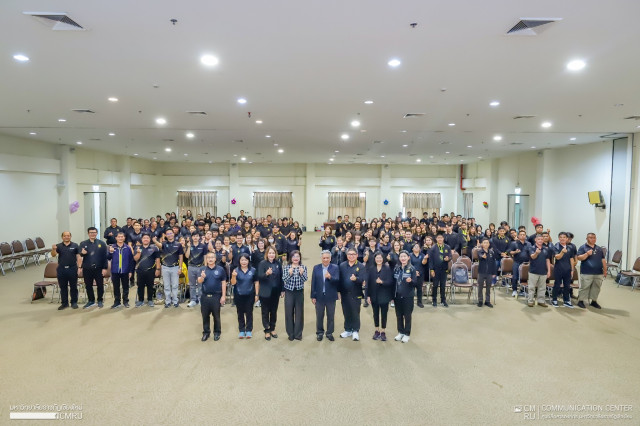 สำนักงานอธิการบดี มหาวิทยาลัยราชภัฏเชียงใหม่ พัฒนาบุคลากร สร้างองค์กรแห่งความสุข พร้อมทบทวนแผนยุทธศาสตร์