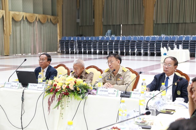 การประชุมเตรียมการรับเสด็จฯ ในการพระราชทานปริญญาบัตรบัณฑิตมหาวิทยาลัยราชภัฏเขตภาคเหนือ 8 แห่ง