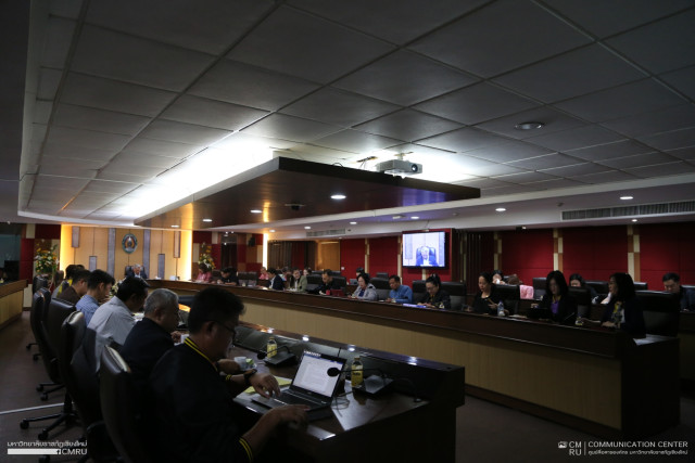 ม.ราชภัฏเชียงใหม่ ประชุมคณะกรรมการดำเนินงานพิธีพระราชทานปริญญาบัตร  แก่ผู้สำเร็จการศึกษาจากมหาวิทยาลัยราชภัฏในเขตภาคเหนือตอนบน  ประจำปีการศึกษา 2566 ครั้งที่ 4/2568