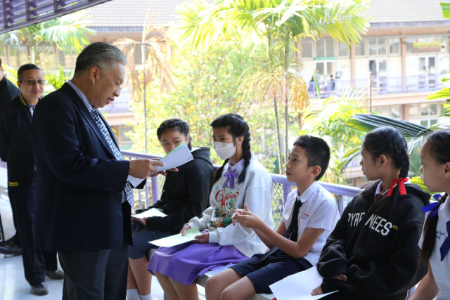 อธิการบดีมหาวิทยาลัยราชภัฏเชียงใหม่  ตรวจเยี่ยมการสอบคัดเลือกนักเรียน โรงเรียนสาธิตฯ ประจำปีการศึกษา 2569