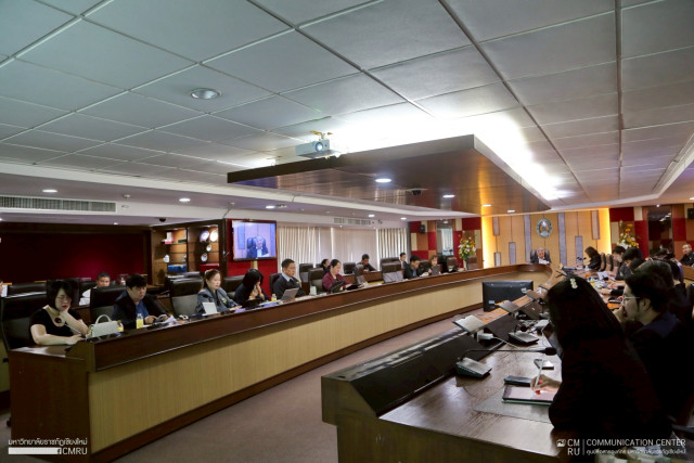 คณะผู้บริหารร่วมการประชุมคณะกรรมการบริหารมหาวิทยาลัยราชภัฏเชียงใหม่ ครั้งที่ 12/2568