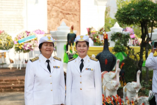 ผู้บริหาร มร.ชม. ร่วมรัฐพิธีวันคล้ายวันสวรรคต สมเด็จพระนเรศวรมหาราช