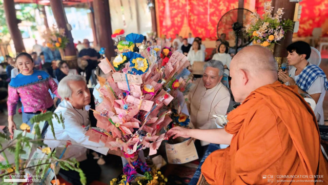 ผู้บริหาร บุคลากร มร.ชม. ร่วมพิธีถวายองค์ผ้าป่าสืบสานล้านนา  “คุรุบูชาสืบสานล้านนา 2569”