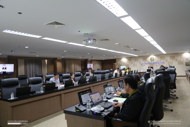 คณะผู้บริหาร ม.ราชภัฏเชียงใหม่  ร่วมการประชุมคณะกรรมการบริหารมหาวิทยาลัยราชภัฏเชียงใหม่ ครั้งที่ 6/2567