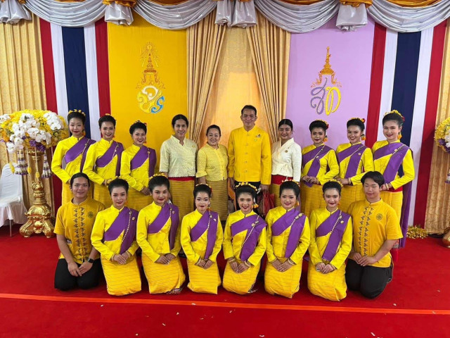 สาขาวิชานาฏศิลป์ศึกษา ม.ราชภัฏเชียงใหม่ ร่วมฟ้อนเล็บพื้นเมือง  รับเสด็จฯ พระบาทสมเด็จพระเจ้าอยู่หัว และสมเด็จพระนางเจ้าฯ พระบรมราชินี  ในพิธีบายศรีทูลพระขวัญ เนื่องในโอกาสพระราชพิธีมหามงคลเฉลิมพระชนมพรรษา 6 รอบ  28 กรกฎาคม 2567