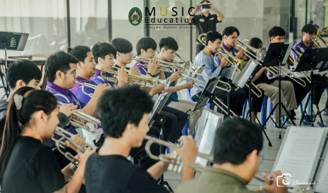 หลักสูตรดนตรีศึกษา จัดโครงการอบรมเชิงปฏิบัติการวงโยธวาทิตสำหรับครูดนตรี เสริมสร้างศักยภาพนักศึกษาและพัฒนาเครือข่ายทางดนตรี