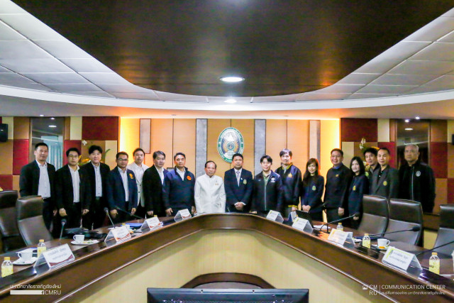 คณะผู้บริหาร ม.ราชภัฏเชียงใหม่ ให้การต้อนรับนายบุญส่ง  น้อยโสภณ รองประธานวุฒิสภา คนที่สอง และคณะ ในโอกาสตรวจเยี่ยมและรับฟังการนำเสนอผลงานเด่นด้านงานวิจัยและการบริการวิชาการ