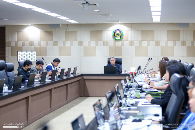 คณะผู้บริหาร ม.ราชภัฏเชียงใหม่ ร่วมการประชุมคณะกรรมการบริหารมหาวิทยาลัยราชภัฏเชียงใหม่ ครั้งที่ 3/2568