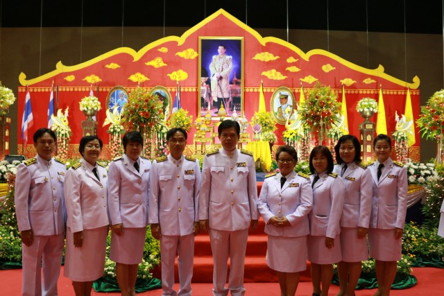 คณะผู้บริหาร มร.ชม. ร่วมพิธีถวายราชสดุดีสมเด็จพระบรมโอรสาธิราชฯ
