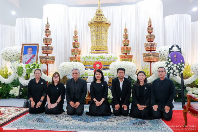 อธิการบดี ม.ราชภัฏเชียงใหม่ ร่วมแสดงความอาลัยต่อการจากไปของนายเรียบ นราดิศร บิดาผู้ว่าราชการจังหวัดเชียงใหม่