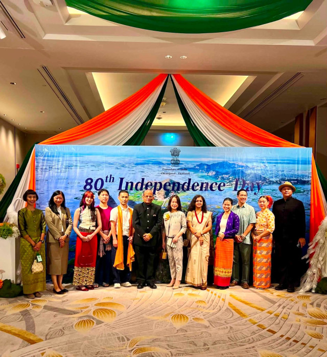 ม.ราชภัฏเชียงใหม่ ร่วมแสดงความยินดีในวาระครบรอบ 80 ปี  แห่งการประกาศอิสรภาพของสาธารณรัฐอินเดีย